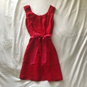 Express Red Cocktail Party Dress XS (Gently Used)